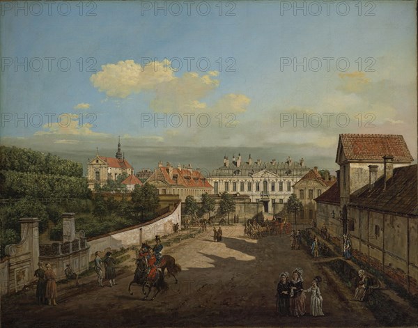The Blue Palace in Warsaw, 1779. Creator: Bellotto, Bernardo (1720-1780).