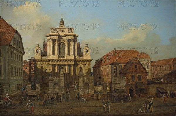 The Carmelite Church in Warsaw, 1780. Creator: Bellotto, Bernardo (1720-1780).