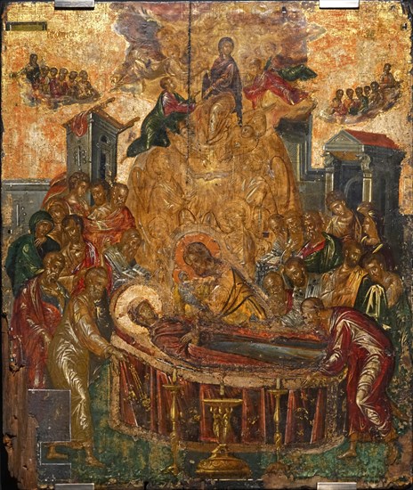 The Dormition of the Virgin, before 1567. Creator: El Greco, Dominico (1541-1614).