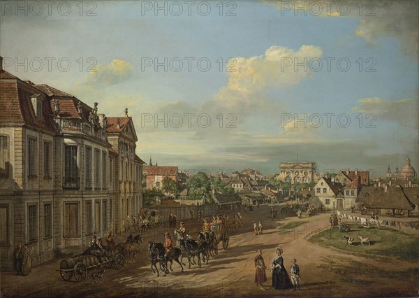 The Iron Gate Square in Warsaw, 1779. Creator: Bellotto, Bernardo (1720-1780).