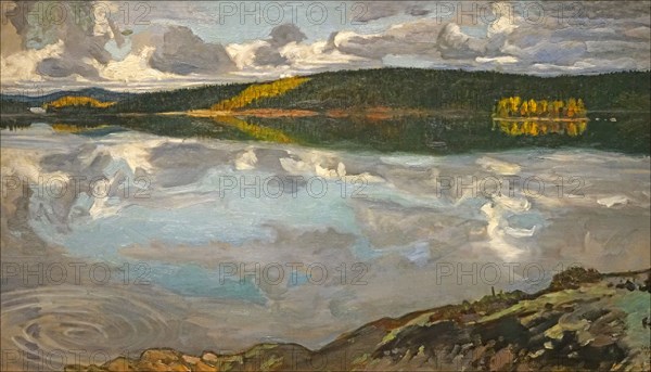 The Lake Ruovesi, 1896. Creator: Gallen-Kallela, Akseli (1865-1931).