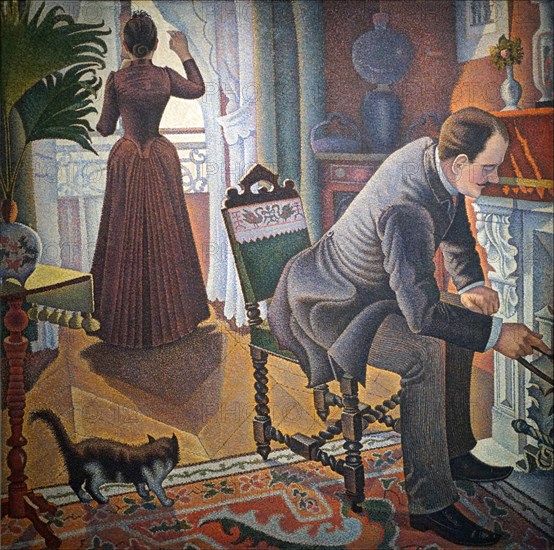 Un Dimanche (A Sunday), 1888-1890. Creator: Signac, Paul (1863-1935).