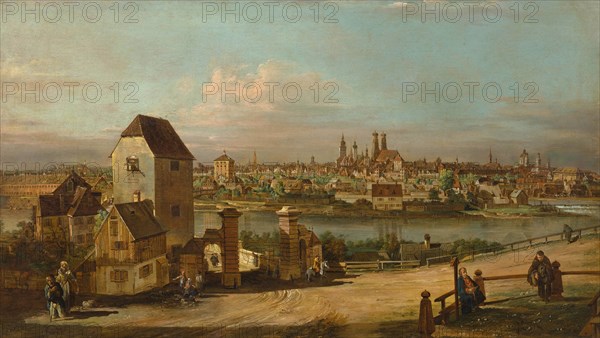 View of Munich from the east, ca 1762-1767. Creator: Bellotto, Bernardo (1720-1780).