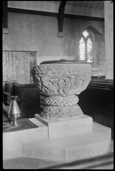 St Cassian's Church, Chaddesley Corbett, Wyre Forest, Worcestershire, 1930-1940. Creator: Marjory L Wight.