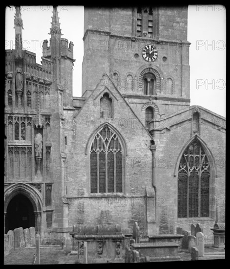 St John The Baptist Church, Church Lane, Burford, West Oxfordshire, Oxfordshire, 1940-1962. Creator: Ethel Booty.