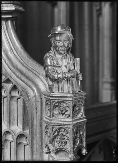 Winchester Cathedral, The Close, Winchester, Hampshire, 1947. Creator: Margaret F Harker.