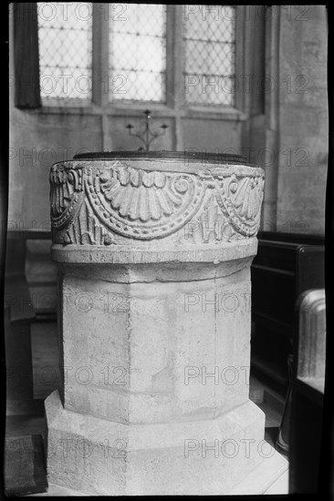 St Edmund's Church, Maids Moreton, Aylesbury Vale, Buckinghamshire, c1920. Creator: Marjory L Wight.