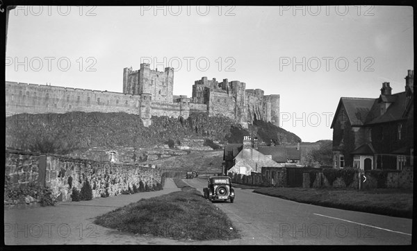 Bamburgh Castle, Bamburgh, Northumberland, 1940-1953. Creator: Ethel Booty.