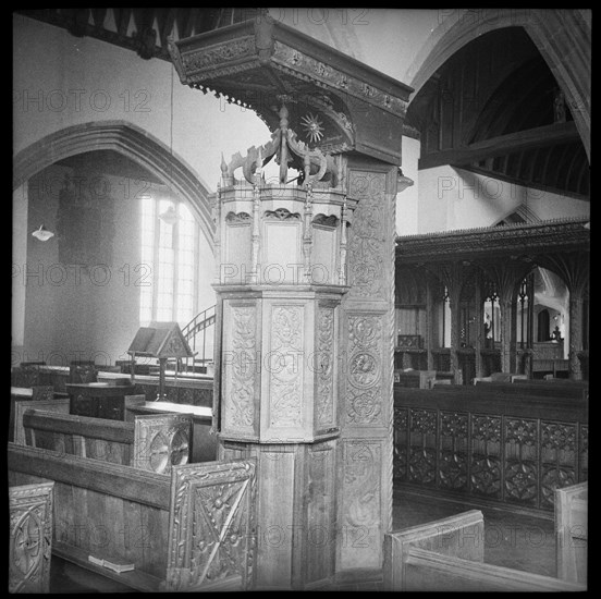 St James' Church, Swimbridge, North Devon, Devon, 1940-1962. Creator: Ethel Booty.