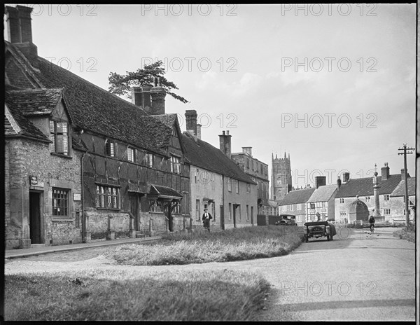 High Street, Steeple Ashton, Wiltshire, 1932. Creator: Marjory L Wight.