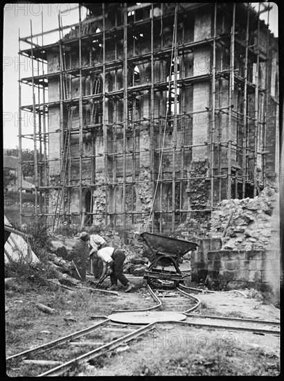 Rievaulx Abbey, Rievaulx, Ryedale, North Yorkshire, 1924-1929. Creator: Marjory L Wight.