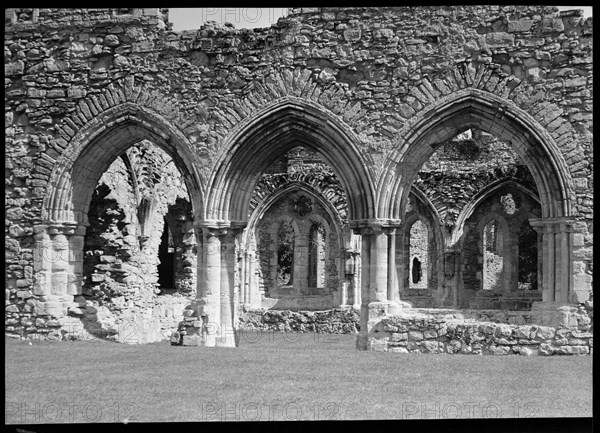 Fountains Abbey, Harrogate, North Yorkshire, 1940-1949. Creator: Ethel Booty.