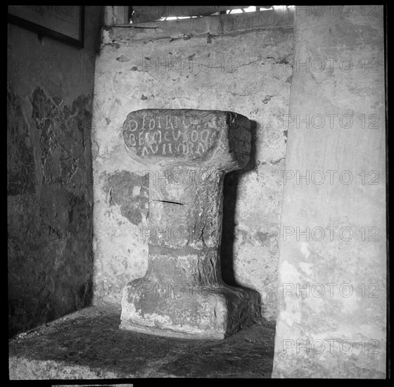 St Michael's Church, Michaelchurch, Tretire With Michaelchurch, Herefordshire, 1936. Creator: Marjory L Wight.