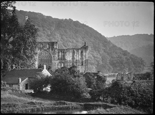 Rievaulx Abbey, Rievaulx, Ryedale, North Yorkshire, 1924-1929. Creator: Marjory L Wight.