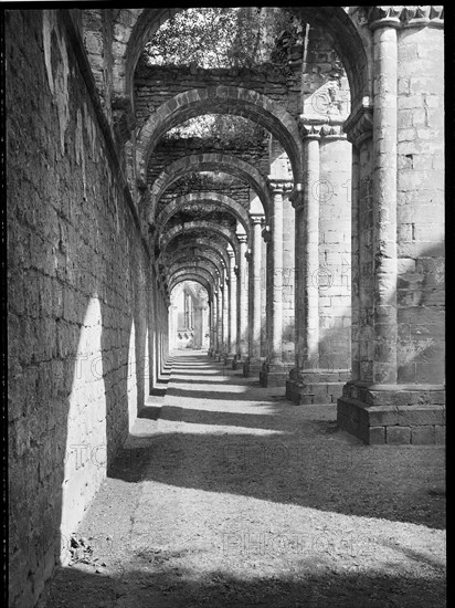 Fountains Abbey, Harrogate, North Yorkshire, 1945-1960. Creator: Margaret F Harker.