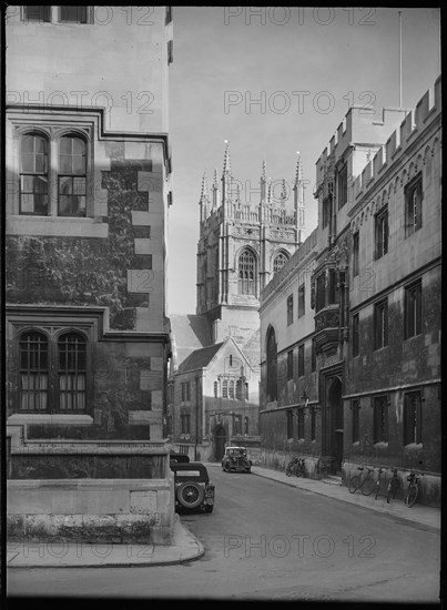 Merton Street, Oxford, Oxfordshire, 1945-1960. Creator: Margaret F Harker.