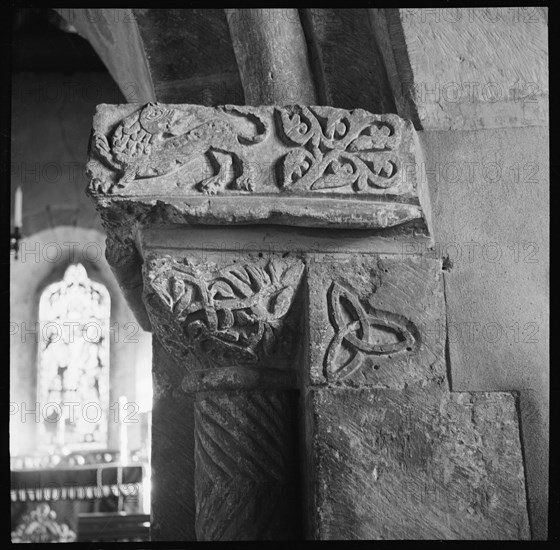 St Nicholas Church, Earls Croome, Malvern Hills, Worcestershire, c1938. Creator: Marjory L Wight.