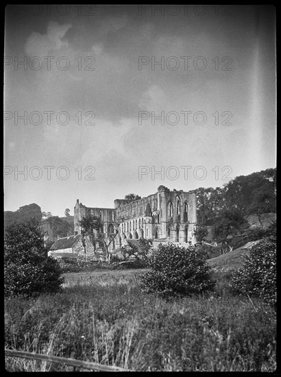 Rievaulx Abbey, Rievaulx, Ryedale, North Yorkshire, 1924-1929. Creator: Marjory L Wight.