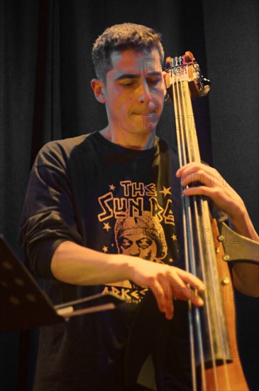 Gabriele Pribetti Quintet, Ropetackle Arts Centre, Shoreham by Sea, West Sussex, Feb 2023. Creator: Brian O'Connor.