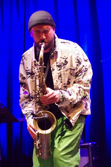 Gabriele Pribetti Quintet, Ropetackle Arts Centre, Shoreham by Sea, West Sussex, Feb 2023. Creator: Brian O'Connor.