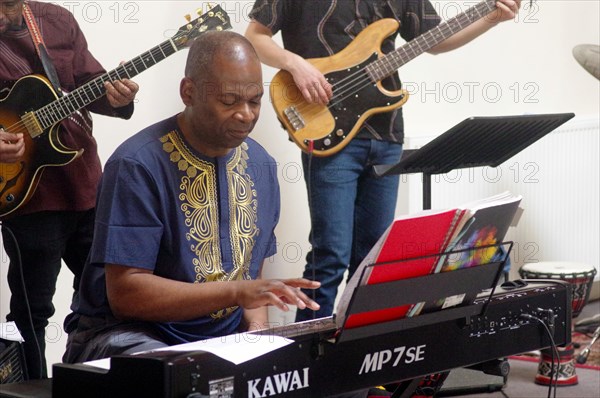 Basil Hodge Quintet, Jazz Africa, Loughton Methodist Church, Loughton, Apr 2023. Creator: Brian O'Connor.