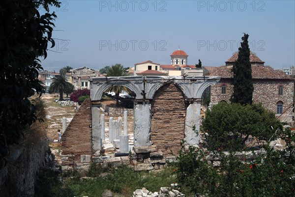 Temple of the 4 Winds, Athens, Greece, 2003. Creator: Ethel Davies.