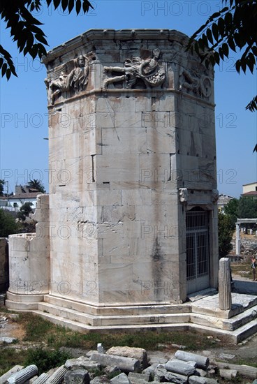 Temple of the 4 Winds, Athens, Greece, 2003. Creator: Ethel Davies.