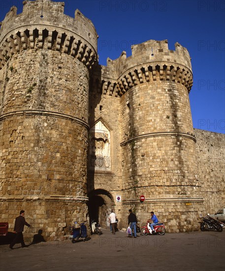 City Gates, Rhodes, Greece, 2019. Creator: Ethel Davies.