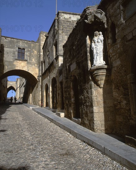 Knights St, Rhodes , Greece, 2019. Creator: Ethel Davies.