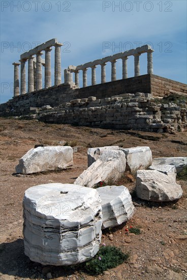 Sounion, Greece, 2003. Creator: Ethel Davies.