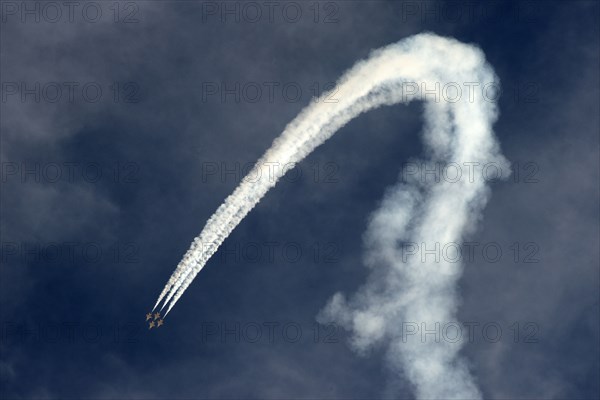 Thunderbirds, 76th Navy celebrations, Nellis AFB, Las Vegas, Nevada, USA, 2022. Creator: Ethel Davies.