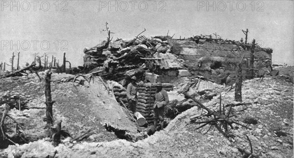 'Sur le massif de Moronvilliers; Sur le Teton: blockhaus en ciment armé', 1917. Creator: Unknown.