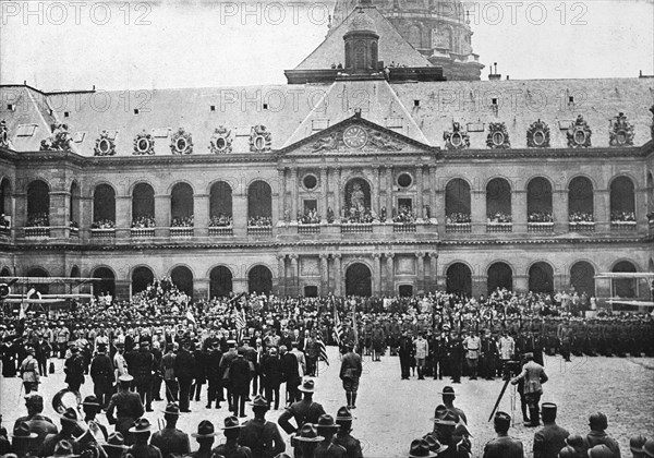 Independence Day in Paris; On July 4, 1917, the beginning of the Franco-American..., 1917. Creator: Unknown.