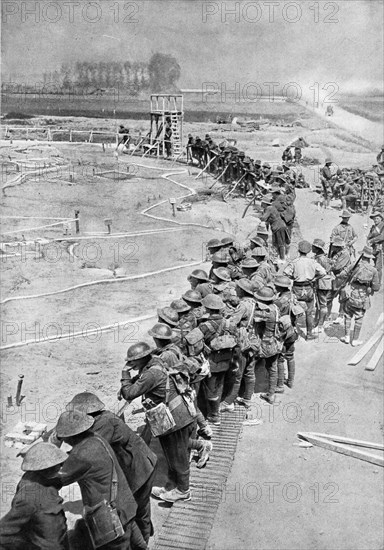 Model of a Battlefield; On the eve of the attack of June 7, 1917...1917 Creator: Unknown.