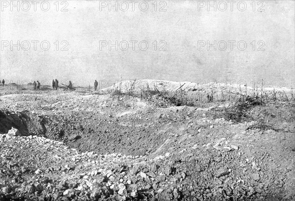 At Le Mort Homme; The recaptured ridge of Mort-Homme, 1917. Creator: Unknown.