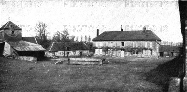 Hours of Victory; Malmaison farm in 1914, before the war, 1917 Creator: Unknown.