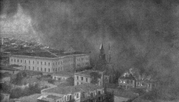 The Fire of Thessaloniki; Around the old Konak, August 18, 1917, 1917. Creator: Unknown.