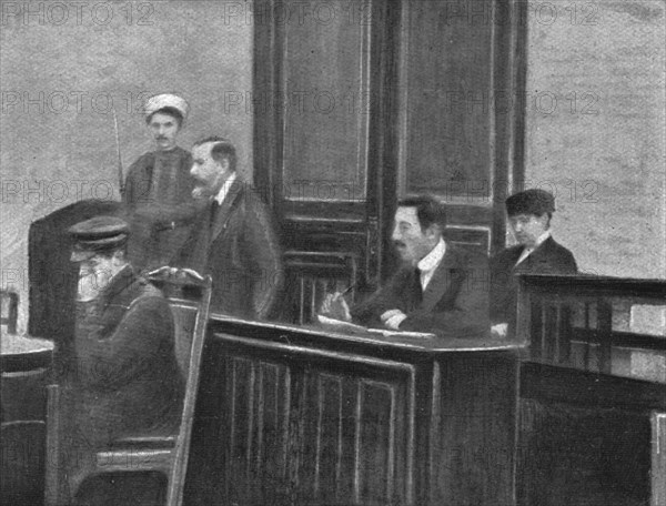 In Soviet Russia; In the dock, Countess Panina, Minister of Public Instruction..., 1917. Creator: Unknown.