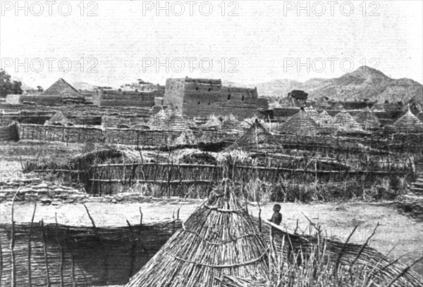 Distant Fronts, At Ouaddai; Goz Beida, capital of Dar Sila..., 1917. Creator: Unknown.