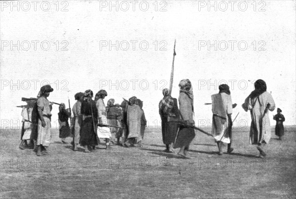 Distant Fronts, In Hejaz; Volunteers in the army of King Hussein', 1917. Creator: Unknown.