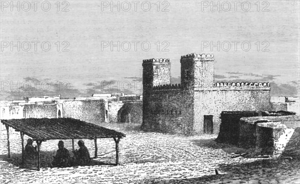 ''The House of El Hadj at Dianghirte; Journey from the Senegal to the Niger', 1875. Creator: Unknown.