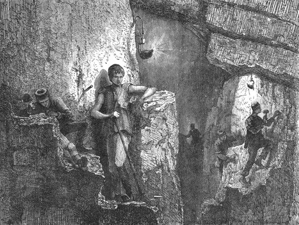 ''Miners of the Hartz; From Alsace to the Hartz', 1875. Creator: Unknown.