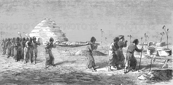 ''Turkoman Burial; Notes on Western Turkistan', 1875. Creator: Unknown.