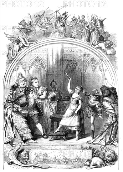 The Pantomime at Covent-Garden: "Cinderella - the Butterfly's Ball and the Grasshopper's Feast",1876 Creator: David Henry Friston.