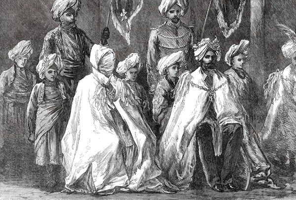 The Begum of Bhopal and the Maharajah of Puttiala, 1876. Creator: Unknown.