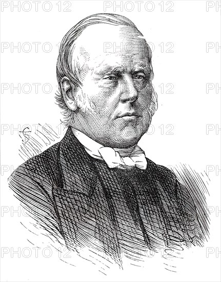 The late Rev. Jabez Burns, D.D., 1876. Creator: Unknown.