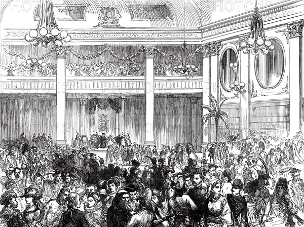 Grand Fancy-Dress Ball at Dublin Castle, 1876. Creator: Unknown.