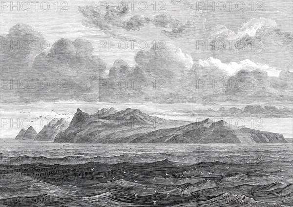 Hog Island (one of the Crozet Group), from sketches by Captain Ashby...1876. Creator: Unknown.