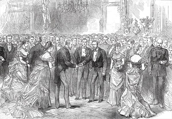 Opening of the American Centennial Exhibition: President Grant...1876. Creator: Unknown.