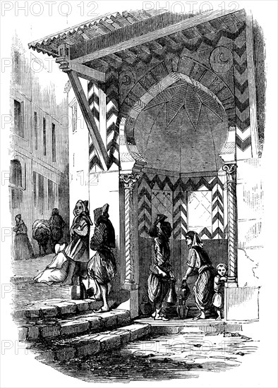 Moorish Fountain, Algiers, 1858. Creator: Unknown.
